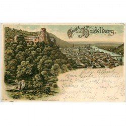 GRUSS aus HEIDELBERG 1901
