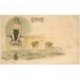 carte postale ancienne Gruss de Baigneuse Sauna Piscine Bains par Liebze