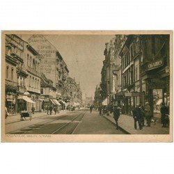 carte postale ancienne MANNHEIM. Breite Strasse 1922. Timbre manquant...