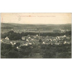 carte postale ancienne 02 NOGENT-L'ARTAUD. 1925 Village et Vallée de la Marne