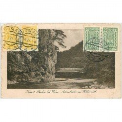 carte postale ancienne WIEN VIENNE. Antonsbrücke im hellenental 1924
