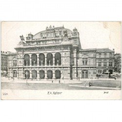 carte postale ancienne WIEN VIENNE. Hofoper