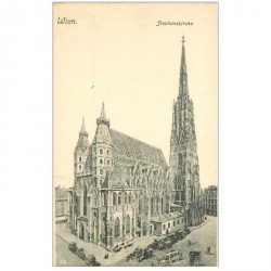 carte postale ancienne WIEN VIENNE. Stephanskirche