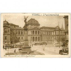carte postale ancienne WIEN VIENNE. Universität mit Liebenbergdenkmal 1925