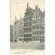carte postale ancienne ANVERS. Maisons des Corporations