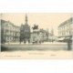 carte postale ancienne ANVERS. Statue Place Léopold Ier