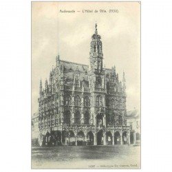 carte postale ancienne AUBENARDE. Hôtel de Ville