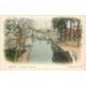 carte postale ancienne Belgique. BRUGES. Canal et Béguinage vers 1900