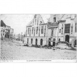 carte postale ancienne BELGIQUE. La Grande Place à Ecumonde