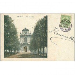 carte postale ancienne Belgique. MONS le Musée