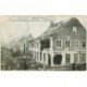 carte postale ancienne BELGIQUE. Pervyse. Rue principale Maisons détruites par bombardement de 1914