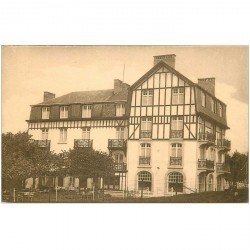 carte postale ancienne Belgique. SPA Hôtel Spaloumont avec son Tennis