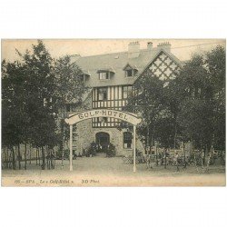 carte postale ancienne Belgique. SPA le Golf Hôtel 1914