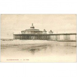 carte postale ancienne BLANKENBERGHE. Le Pier 1907