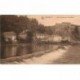 carte postale ancienne BOUILLON. Pont de France vu des bains 1913