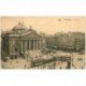 carte postale ancienne BRUXELLES. La Bourse 1930 Tramways