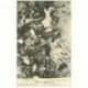 carte postale ancienne BRUXELLES. Musée la chute des Anges rebelles par Breughel 1901