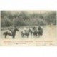 carte postale ancienne CAMP DE BEVERLOO. Bourg Léopold. Chevaux aux bains 1904