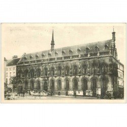 carte postale ancienne COURTRAI. Hôtel de Ville 1936