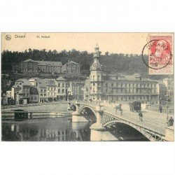 carte postale ancienne DINANT. Saint Medard et Pont 1909