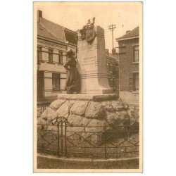 carte postale ancienne FRAMERIES. Monument Bosquétia 1948