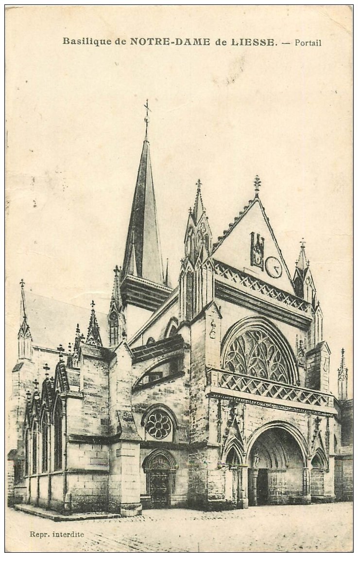 02 NOTRE-DAME-DE-LIESSE. Eglise. Portail 1932