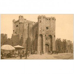 carte postale ancienne GAND GENT. Château des Comtes