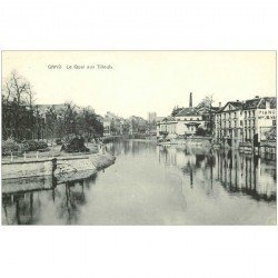 carte postale ancienne GAND GENT. Quai aux Tilleuls