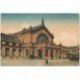 carte postale ancienne LIEGE. Gare de Guillemins 1922 ridules coin...