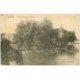 carte postale ancienne LIEGE. Lac et Square d'Avroy 1912