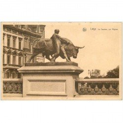 carte postale ancienne LIEGE. Le Taureau par Mignon