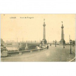 carte postale ancienne LIEGE. Pont de Fragnée