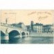 carte postale ancienne LIEGE. Pont Léopold 1905