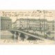 carte postale ancienne LIEGE. Pont Neuf animé 1905