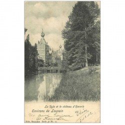 carte postale ancienne LOUVAIN LEUVEN. Dyle et Chteau d'Heverle 1902