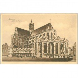 carte postale ancienne LOUVAIN LEUVEN. Eglise Saint Pierre