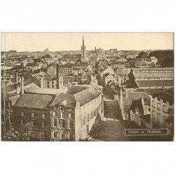 carte postale ancienne LOUVAIN LEUVEN. Panorama