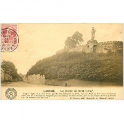 carte postale ancienne LOUVAIN. Vierge du Mont César 1911
