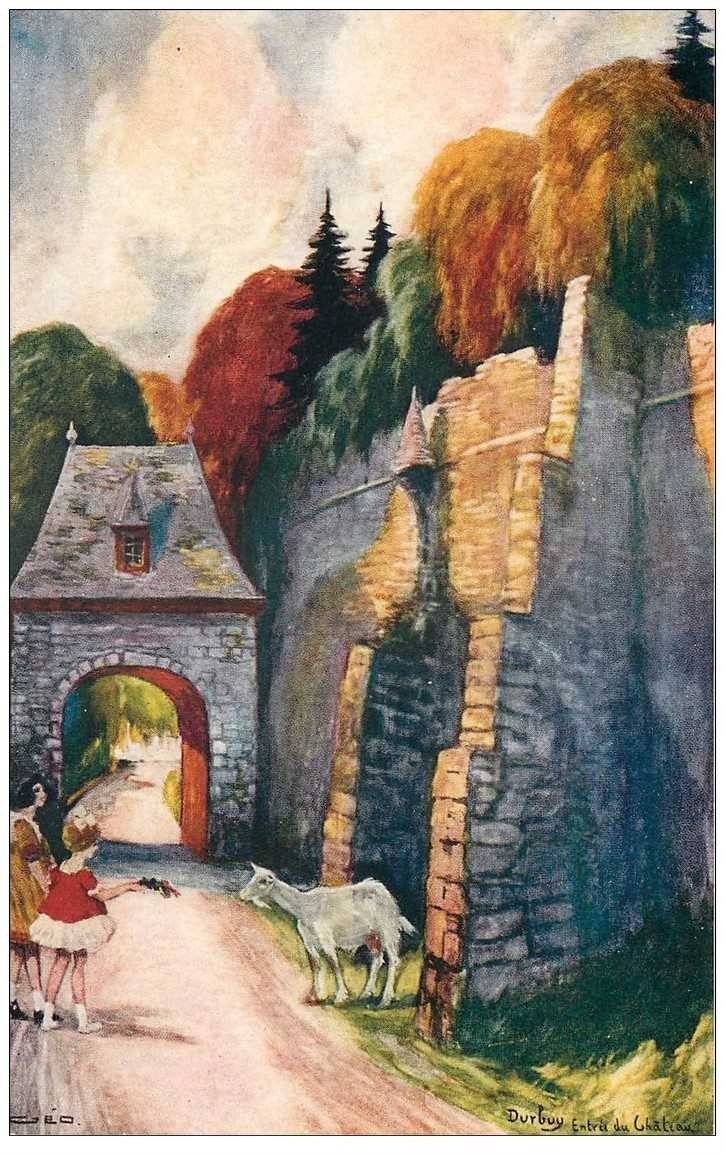 LUXEMBOURG. Durbuy. Entrée du Château