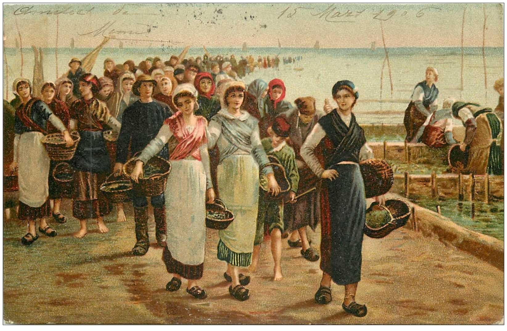LUXEMBOURG. Feyen Perrin. Retour de la Pêche 1906. Poissons et Crustacés