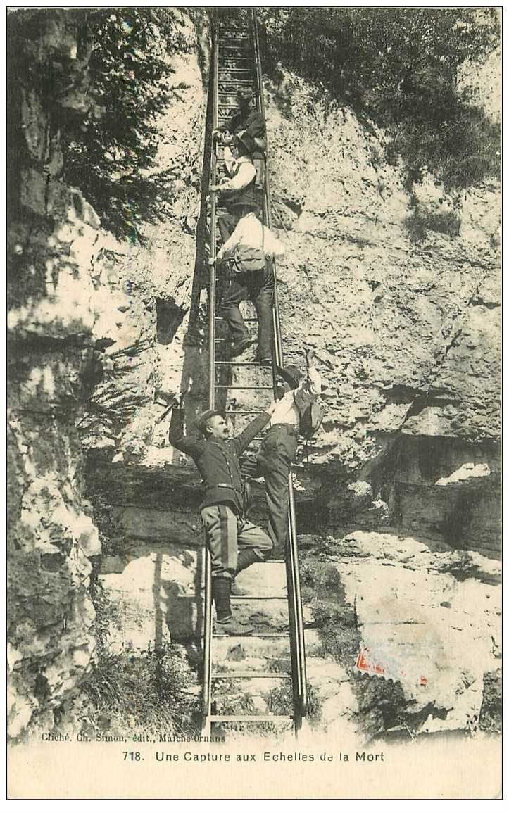 LUXEMBOURG. L'Ermitage 1913. Une Capture aux Echelles de la Mort. Contrebandiers et Douaniers