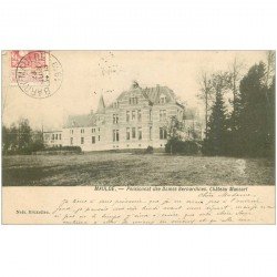 carte postale ancienne MAULDE. Chteau Mansart Pensionnat Dames Bernardines 1909