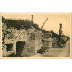 carte postale ancienne NIEUPORT REDAN. Abris bétonnés