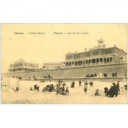 carte postale ancienne OSTENDE OOSTENDE. Chlet Royal 1919