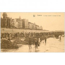 carte postale ancienne OSTENDE OOSTENDE. Concours de Forts à la Plage