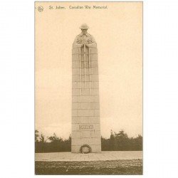 carte postale ancienne SAINT JULIEN. Canadian War Memorial