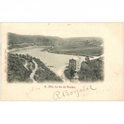 carte postale ancienne SPA. Lac de Warfaz 1902