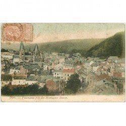 carte postale ancienne SPA. Panorama pris des Montagnes Russes