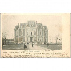 carte postale ancienne UCCLE. Maison Communale 1903