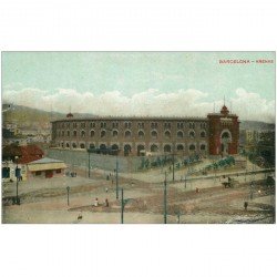 carte postale ancienne BARCELONA. Arenas